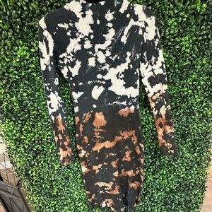 NWOT Tie dye midi dress